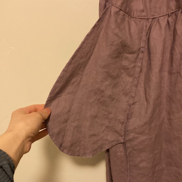 RESERVED: Sotela Luna Dress Lavender Linen - Picture 4 of 5